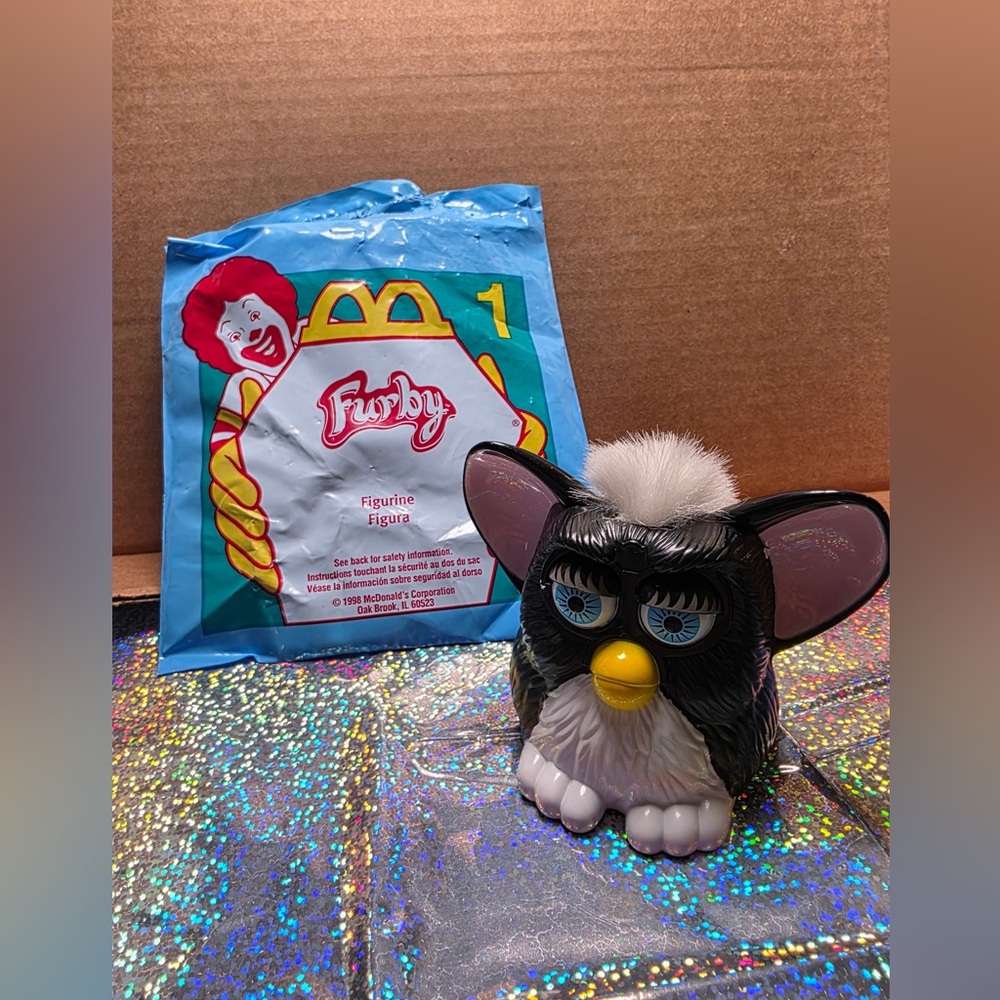 Furby McDonald’s Toy 1998 black